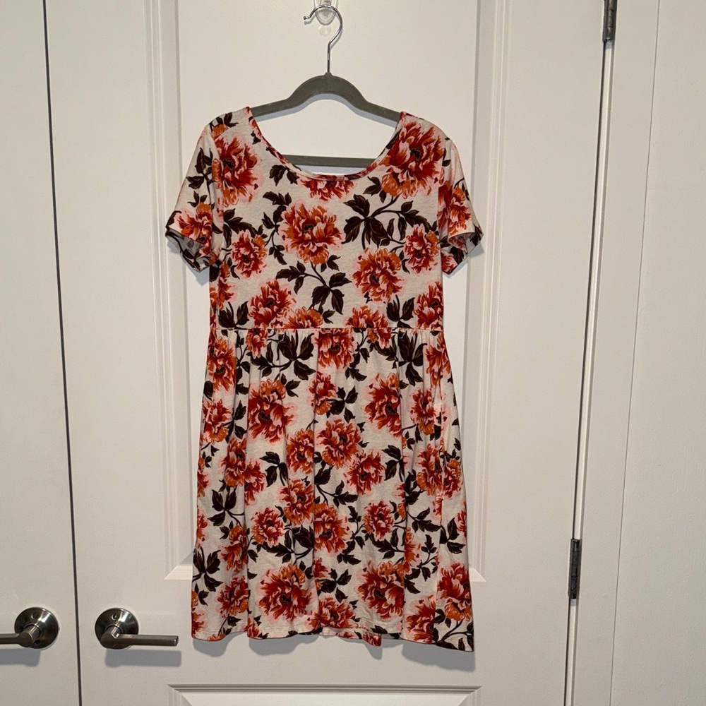 Floral Print Girl’s Dress